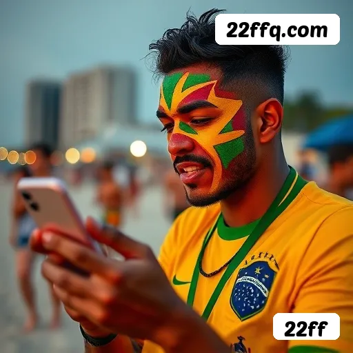 Aplicativo móvel 22ff para iOS e Android